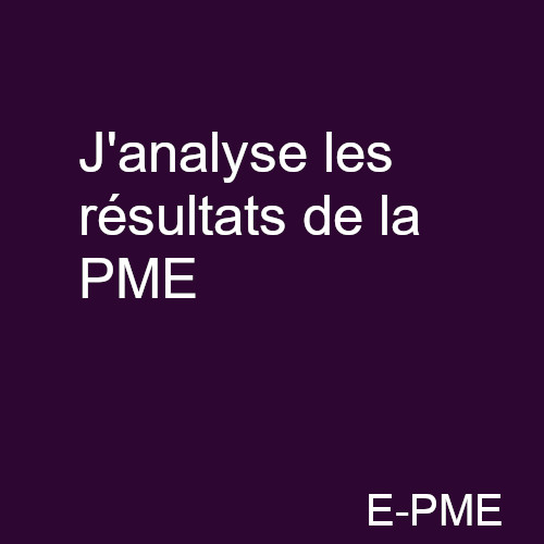 GPME6 - J'analyse les résultats de ma PME