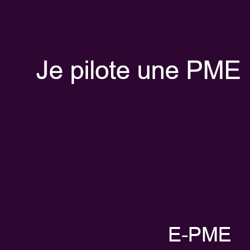 GPME1 - Je pilote une PME