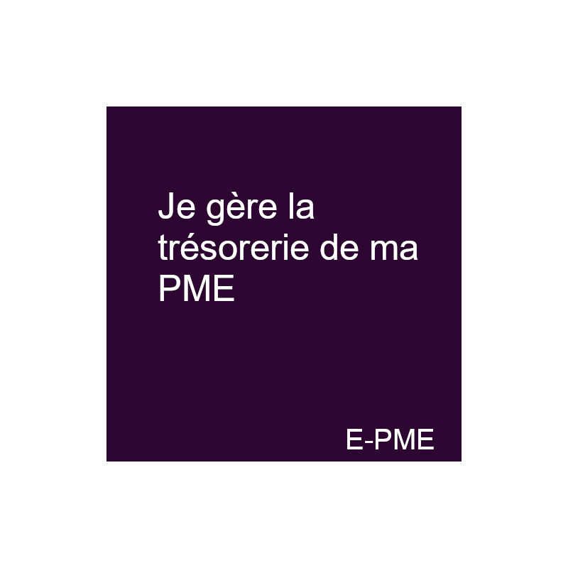 GPME4 - Je gère la trésorerie