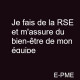 GPME16 -Je fais de la RSE et m'assure du bien-être de mon équipe