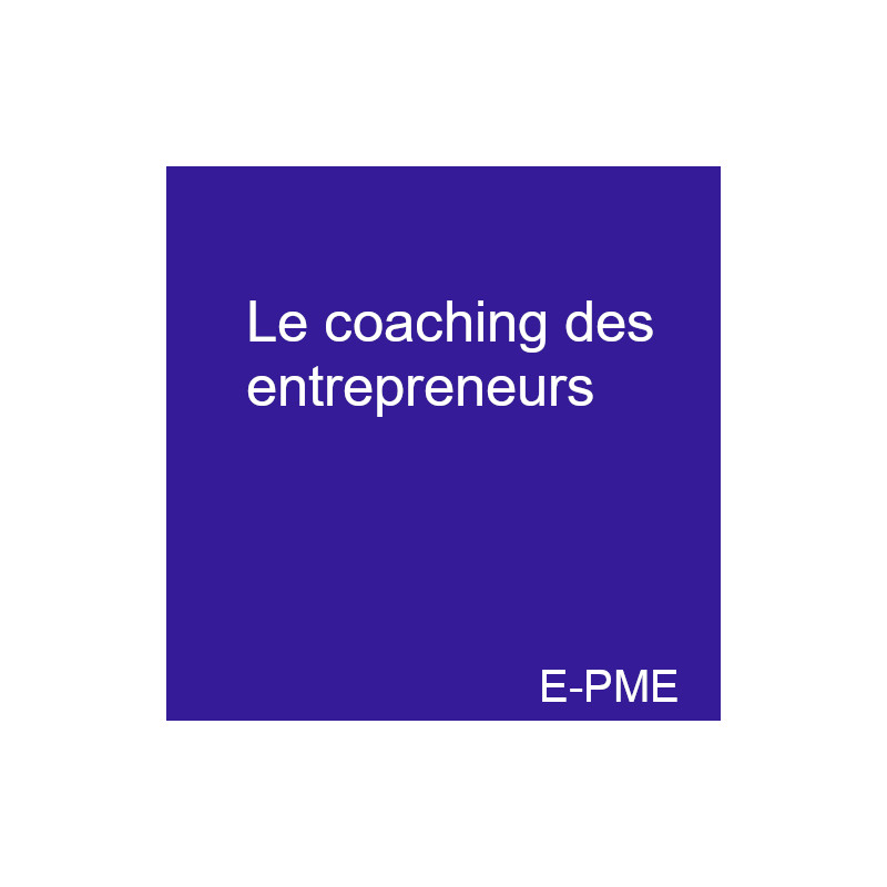 PRACPME14- Le coaching des entrepreneurs