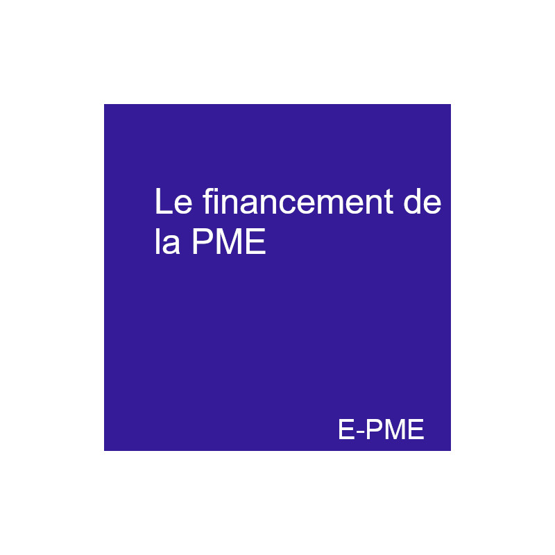 PRACPME10- Le financement de PME